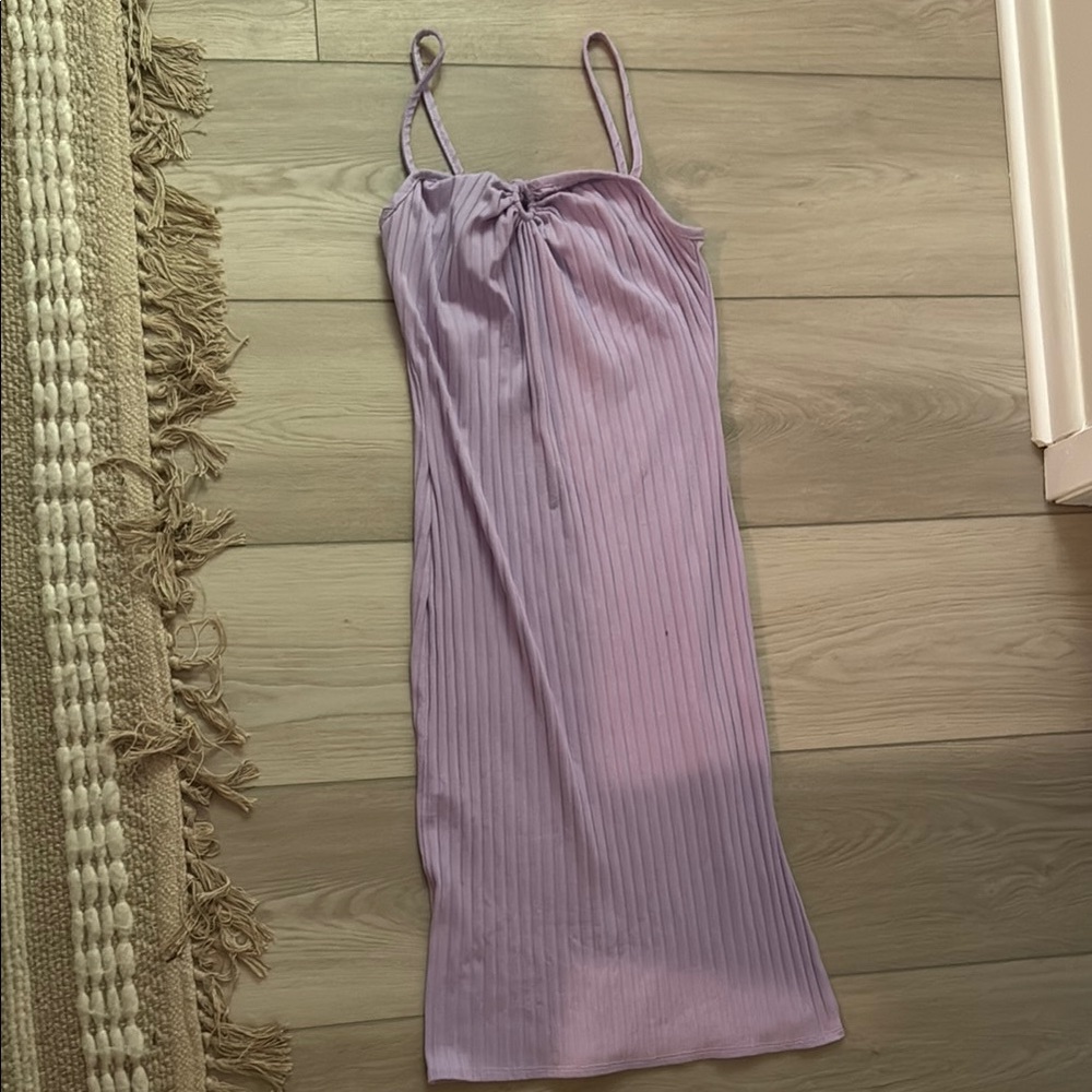 Lilac Sleeveless Maxi Dress